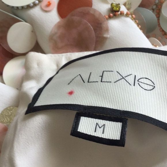 Alexis Bettina Embellished A-Line Crepe Dress - Picture 8 of 9